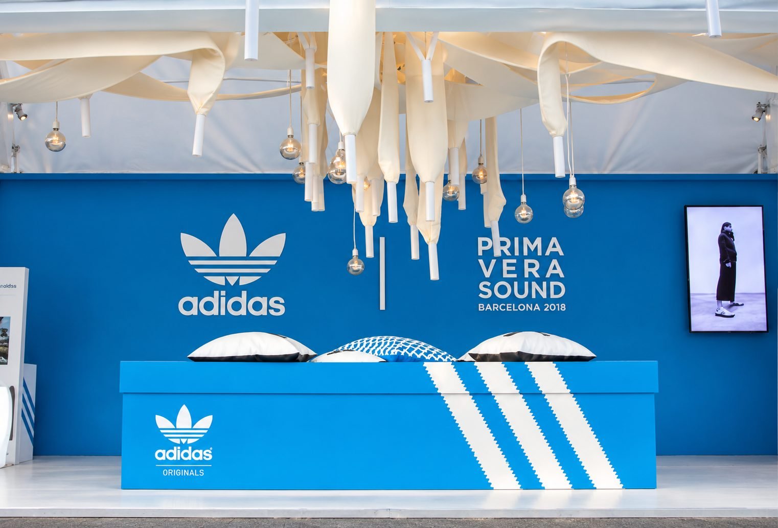 Stand y elementos para evento Adidas — Primavera Sound para Adidas × Primavera Sound, Barcelona