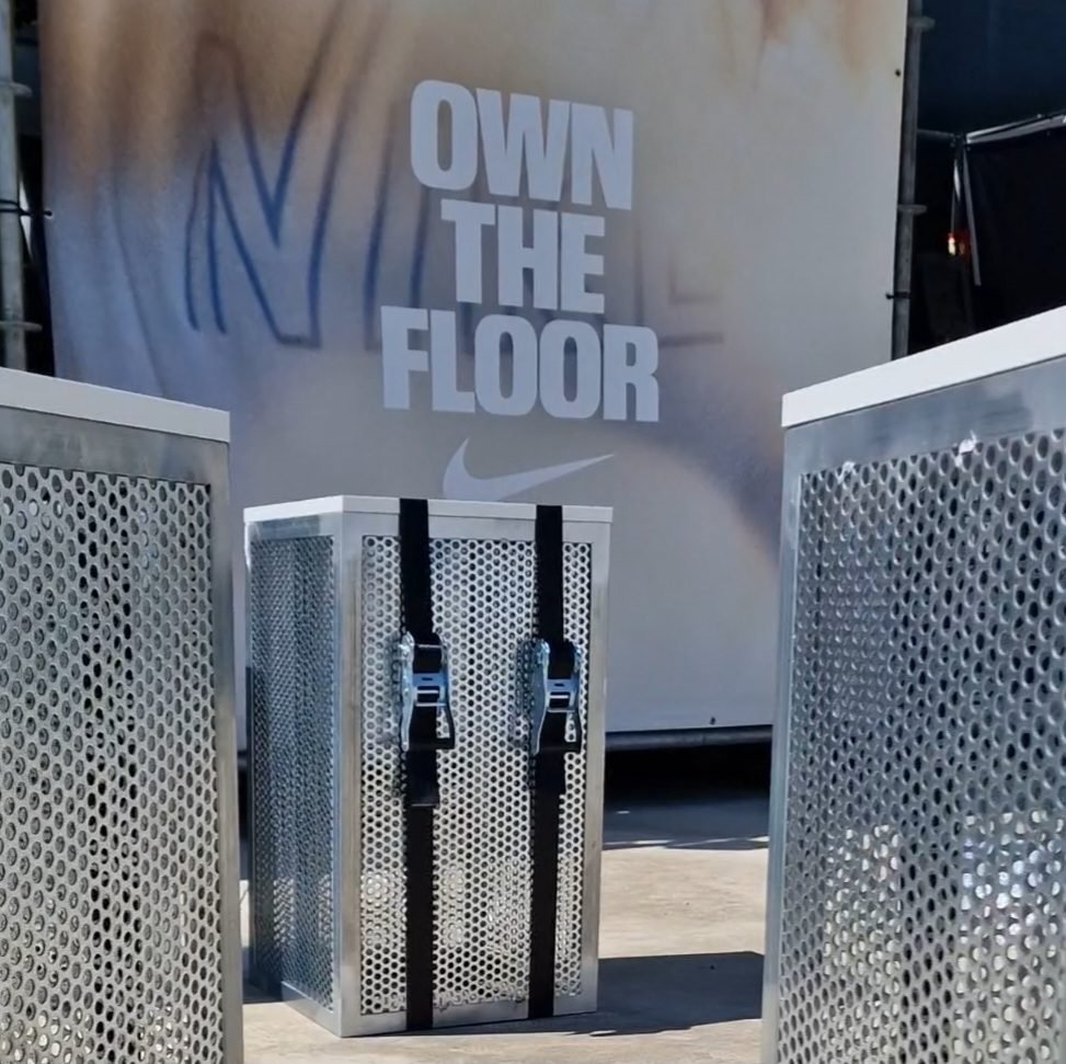 Stand y elementos para evento Nike Forum para Nike, Barcelona