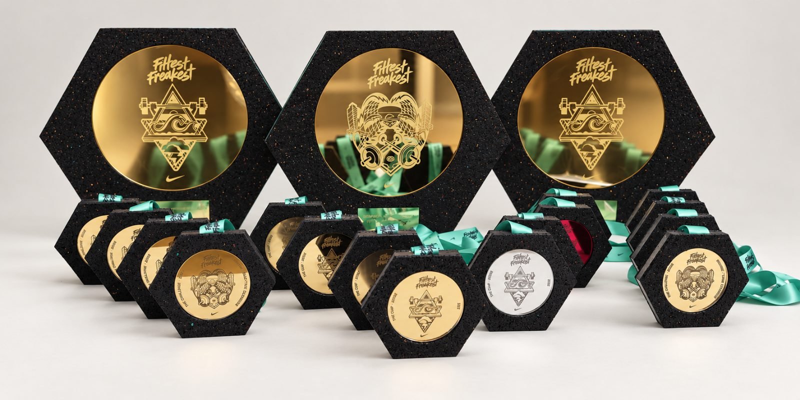 Pieza especial Trofeos Fittest Freakest para Nike, Barcelona
